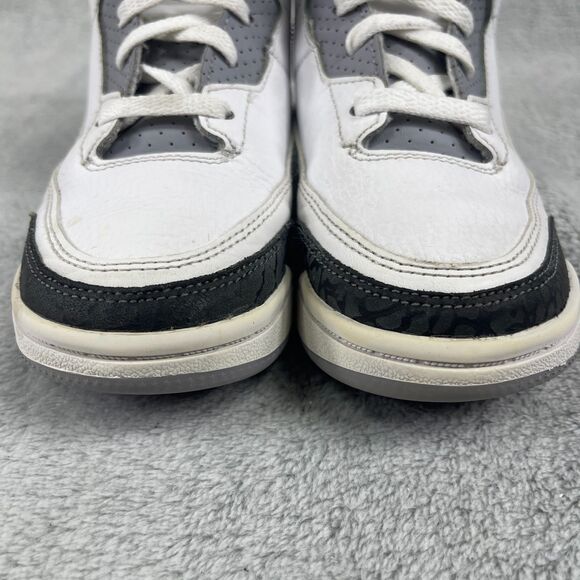 Nike Air Jordan 3 Retro Midnight Navy Blue White DM0968-140 Kids Shoes size 10C - Picture 8 of 9